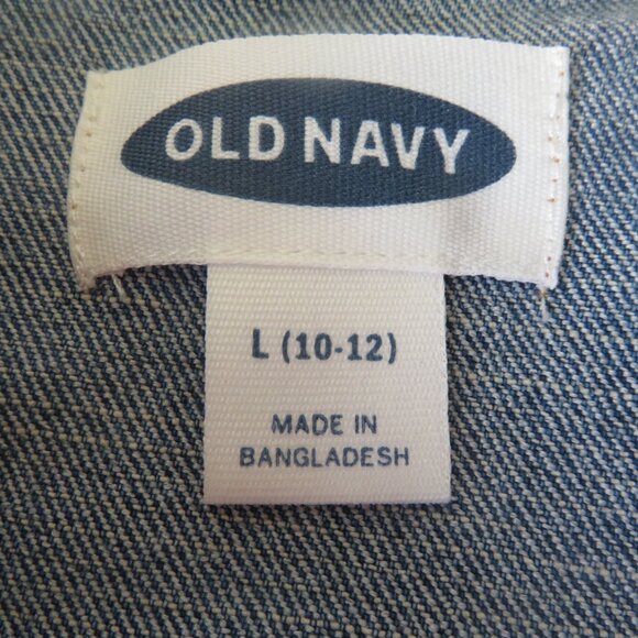 Blue Jean Jacket, Old Navy, Kids large 10-12 - Picture 3 of 7